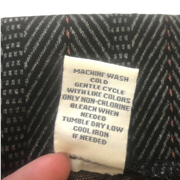 Caffe Marrakesh NWT Straight Leg Ponte Trouser 2X Grey Herringbone Print Stretch - Picture 11 of 11